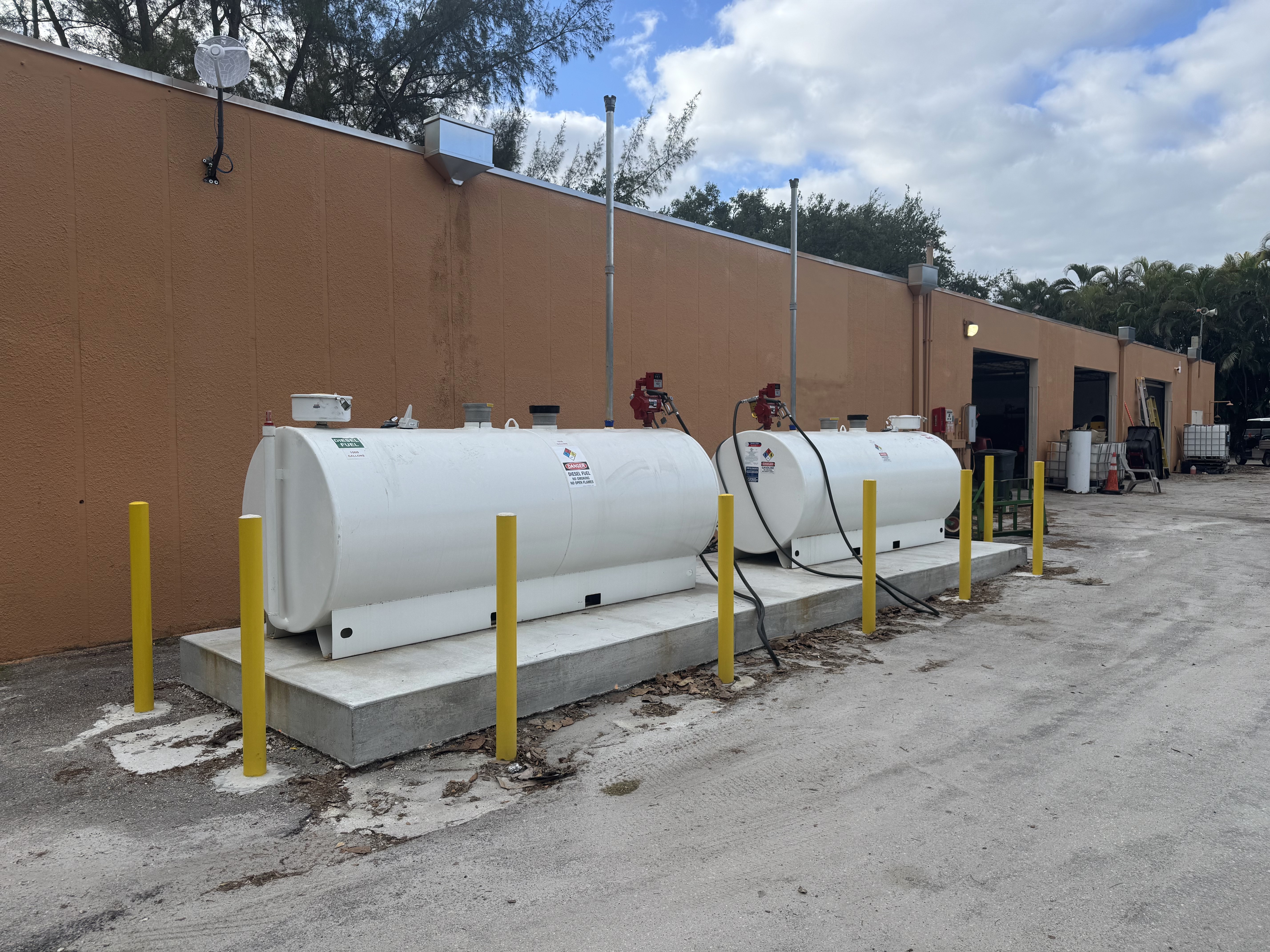 Biltmore Hotel fuel tanks installation