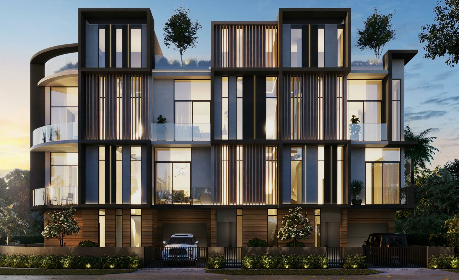 Trinity Townhomes exterior rendering